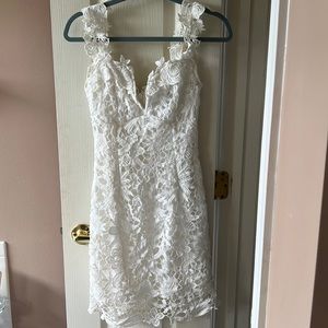 white lace lulu dress size small smoke free home